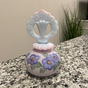 NWT Fenton Burmese Perfume Bottle